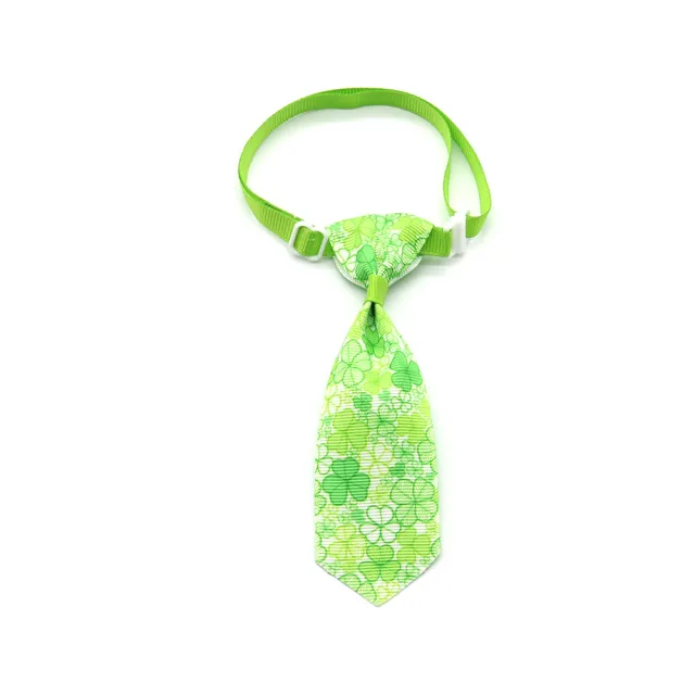 St. Patrick's Day Four leaf Clover Bow Pet Tie 10 Style - Shop at LoveMi