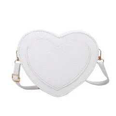 Korean Style Fashion Retro Women's One Shoulder Messenger Bag - White - View 1