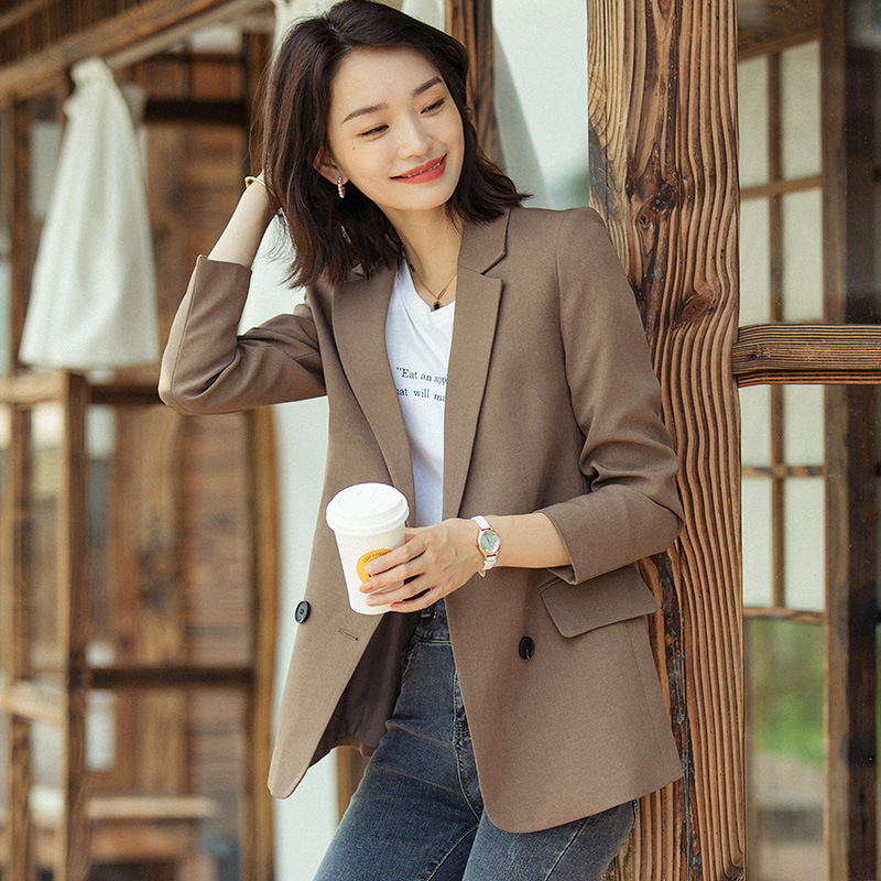 The New Fashion Casual Loose Temperament Was Thin British Style Suit