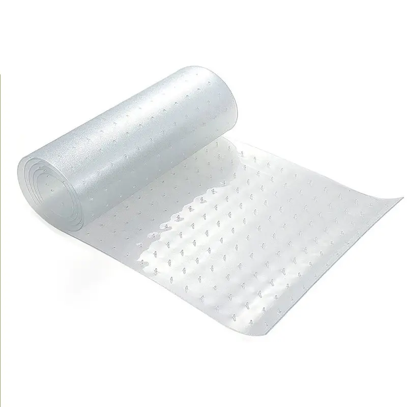 Carpet Protector, Clear PVC Doorway Mat For Cats & Dogs Heavy-duty Anti-scratch Threshold Guard, Non-slip, Easy-trim, Recyclable PVC, Fits 27.5in-35.9in Doors,