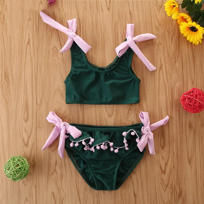 Summer Girl's Swimsuit Suit Fashion Color Matching