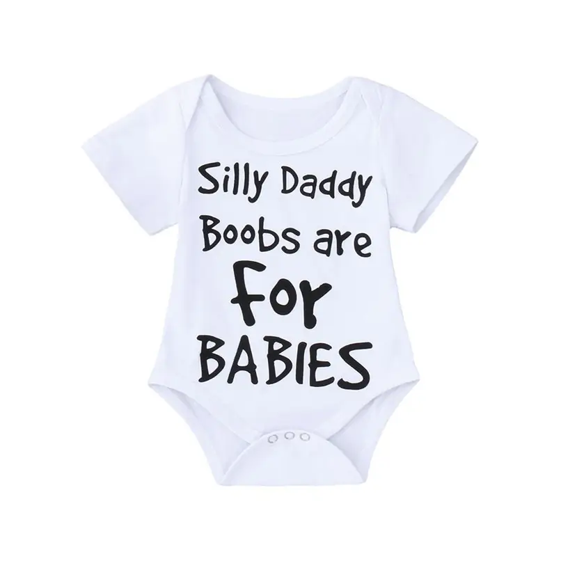 BabyStar Print Short-sleeved Romper Romper Bag Fart