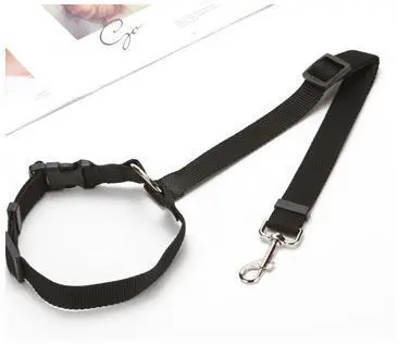 Multicolor Fashion Pet Car Seat Belt Towing Rope Balck1 - Shop at LoveMi