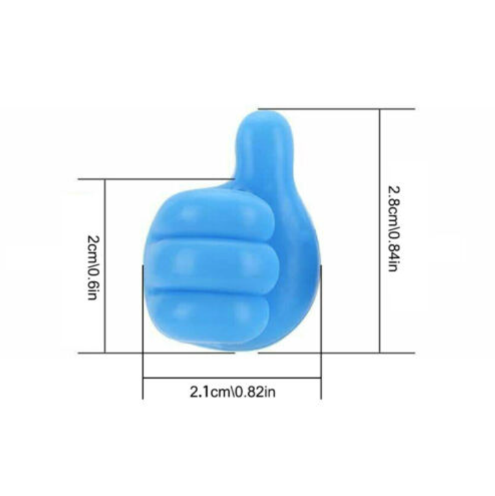 12 24 Pcs Clip Handy Holder Self-Adhesive Wall Thumb Hooks NEW — image 8