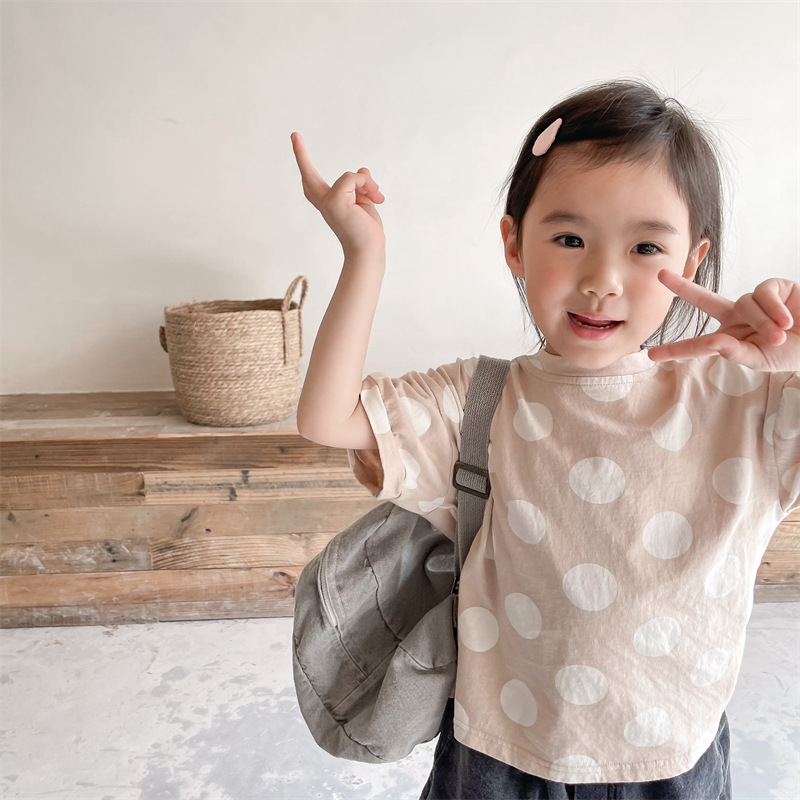 Title 24, T-shirt enfant manches courtes en coton et chan...