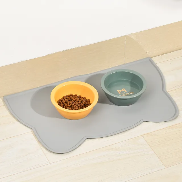 Silicone Pet Mat Cats And Dogs Grey1 - Shop at LoveMi