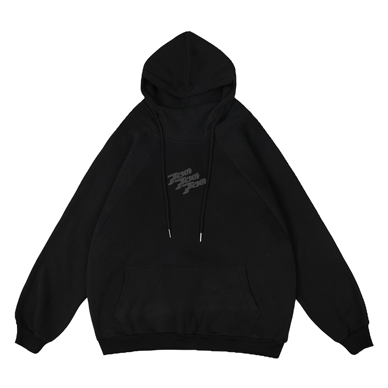 Title 6, Loose hooded plus fleece sweater