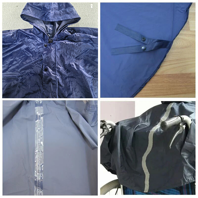 Wheelchair Waterproof Poncho Rain Cover With Hood Disability Aid Coat — image 9