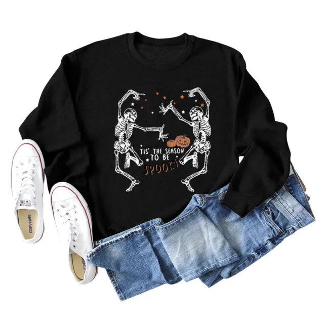 European And American Letter Print Loose Long Sleeve Sweatshirt Styles2 M - Shop at LoveMi