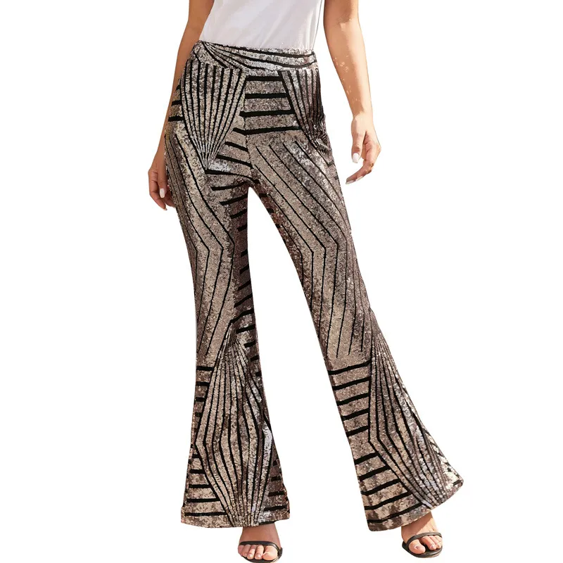 High Waist Loose Straight Wide Leg Trousers - Brown