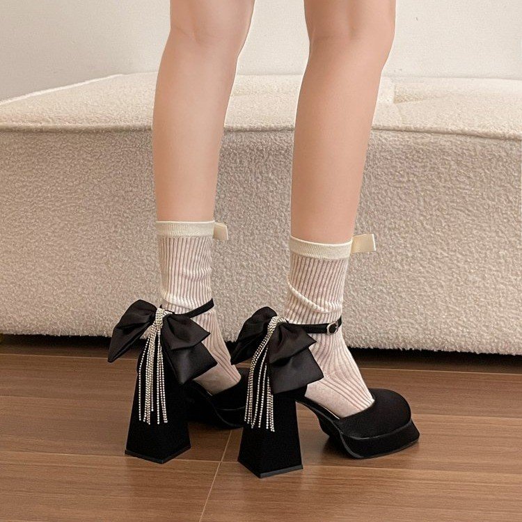 Platform Block Heel Pumps, picture 2 of 4