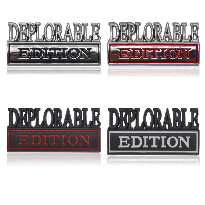 Deplorable Edition Emblems, Emblem 3D Badge Decal