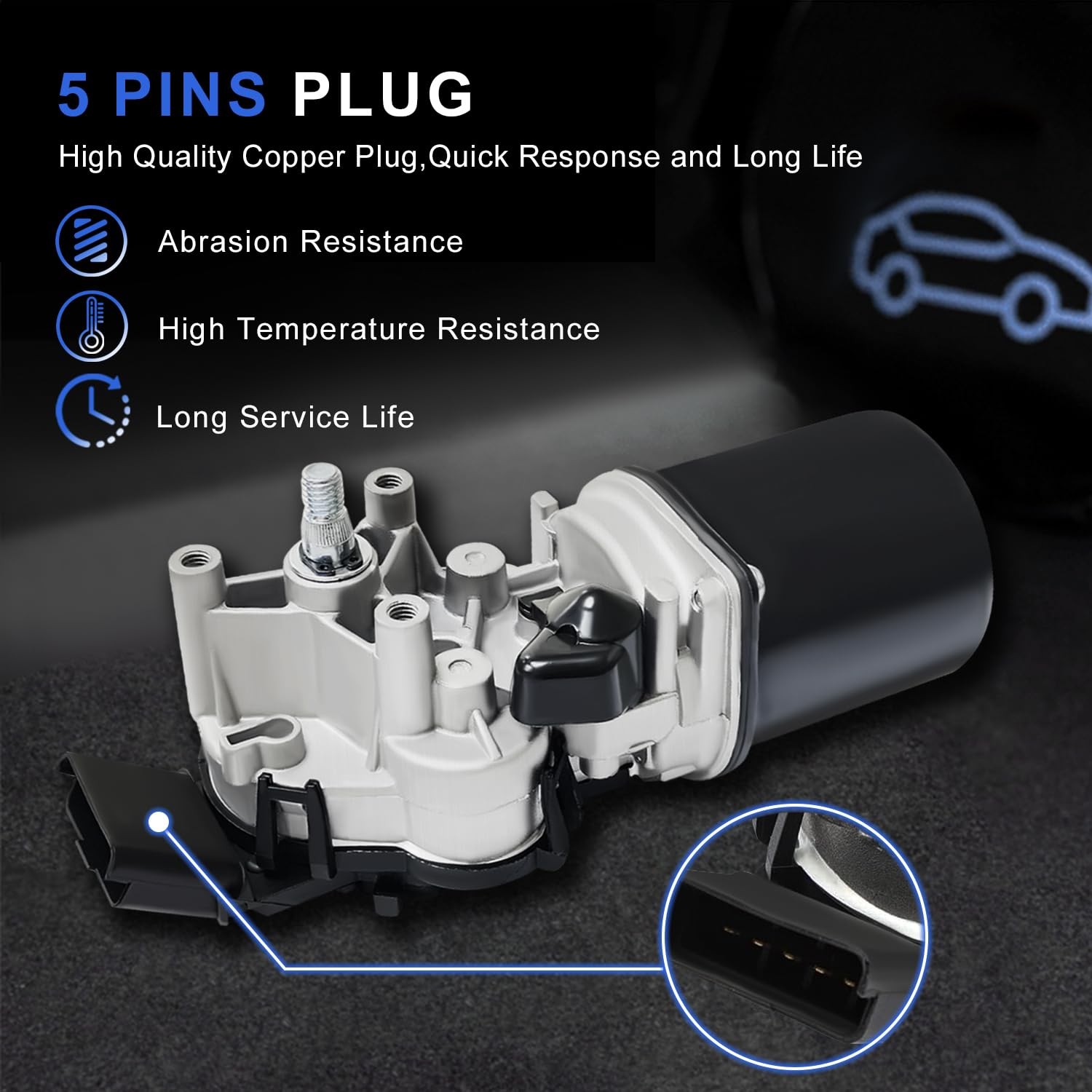 New Front Windscreen Wiper Motor For Dacia Sandero And Stepway Logan — image 7