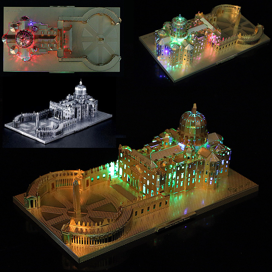 Title 4, Cattedrale 3D Stereo Puzzle Architettura assemb...