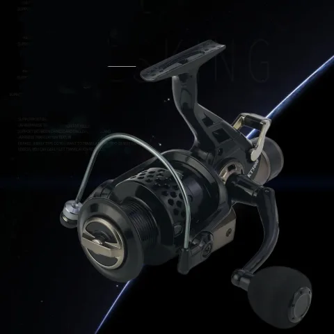 Metal Head Front and Rear Brake Fishing Reel