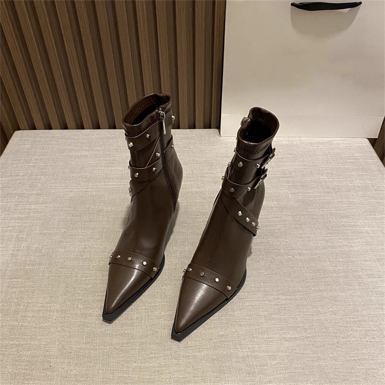 Pointed Toe Stiletto Ankle Boots, picture 2 of 5