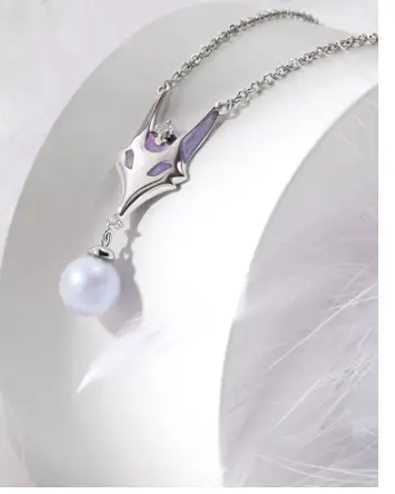 Fairy Fox Necklace Female Antiquity Fairy Pendant Jewelry Cold Wind Clavicle Chain