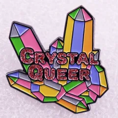 Creative Colour Cute Glitter Pin Pastel Art Jewellery - Black - View 1