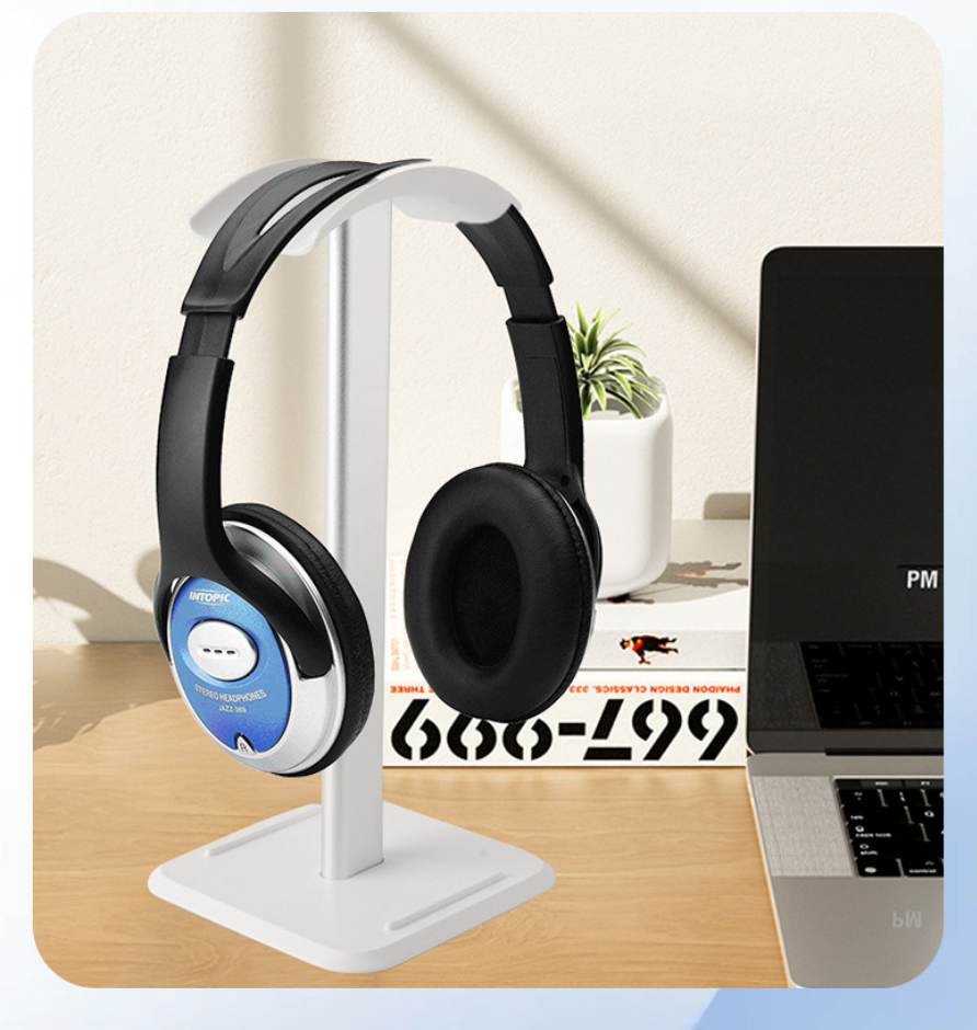 Aluminum Alloy Headphone Stand, Hanging Rack, Computer Game Headset Display Stand, Neck Hanging Headphone Stand 3