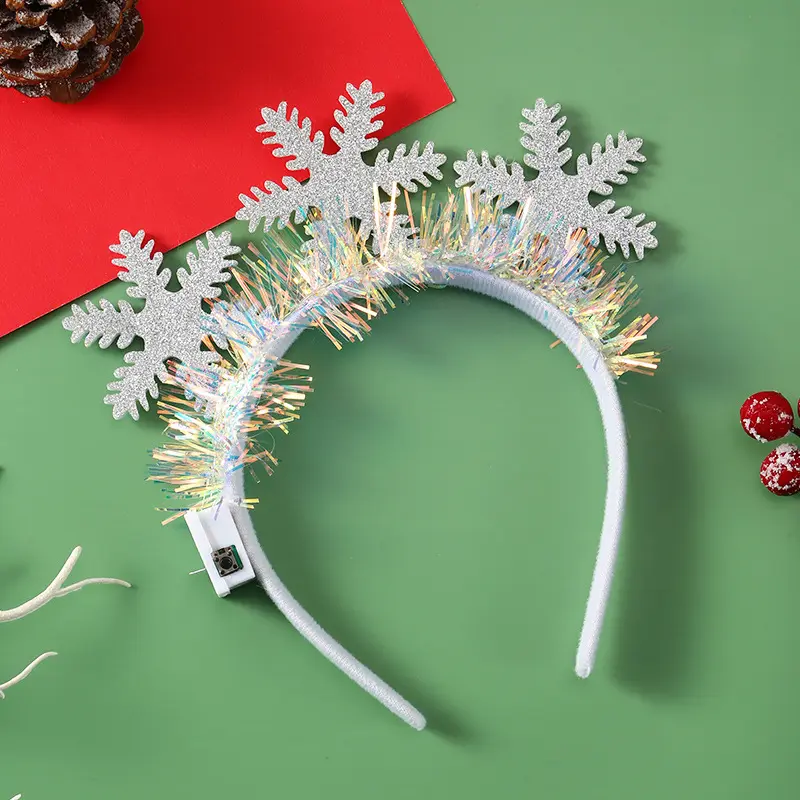 IPC Christmas Hair Band Glowing Headband Xmas