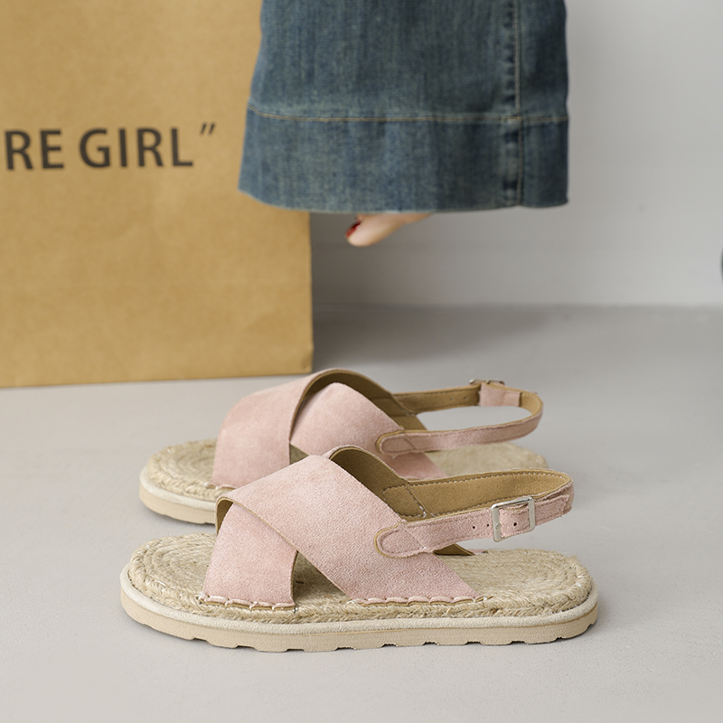 Suede Espadrille Slingback Sandals, picture 5 of 6