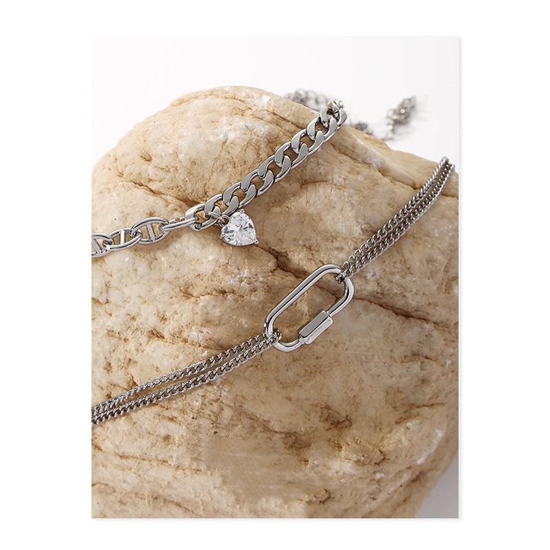 Alloy Necklace Layered In Europe And America