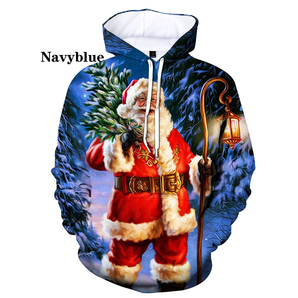 Title 5, Kerst 3D digitale print casual losvallend sweat...