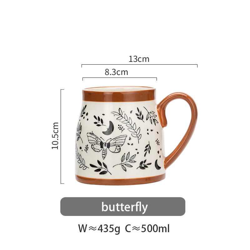 Butterfly teacup