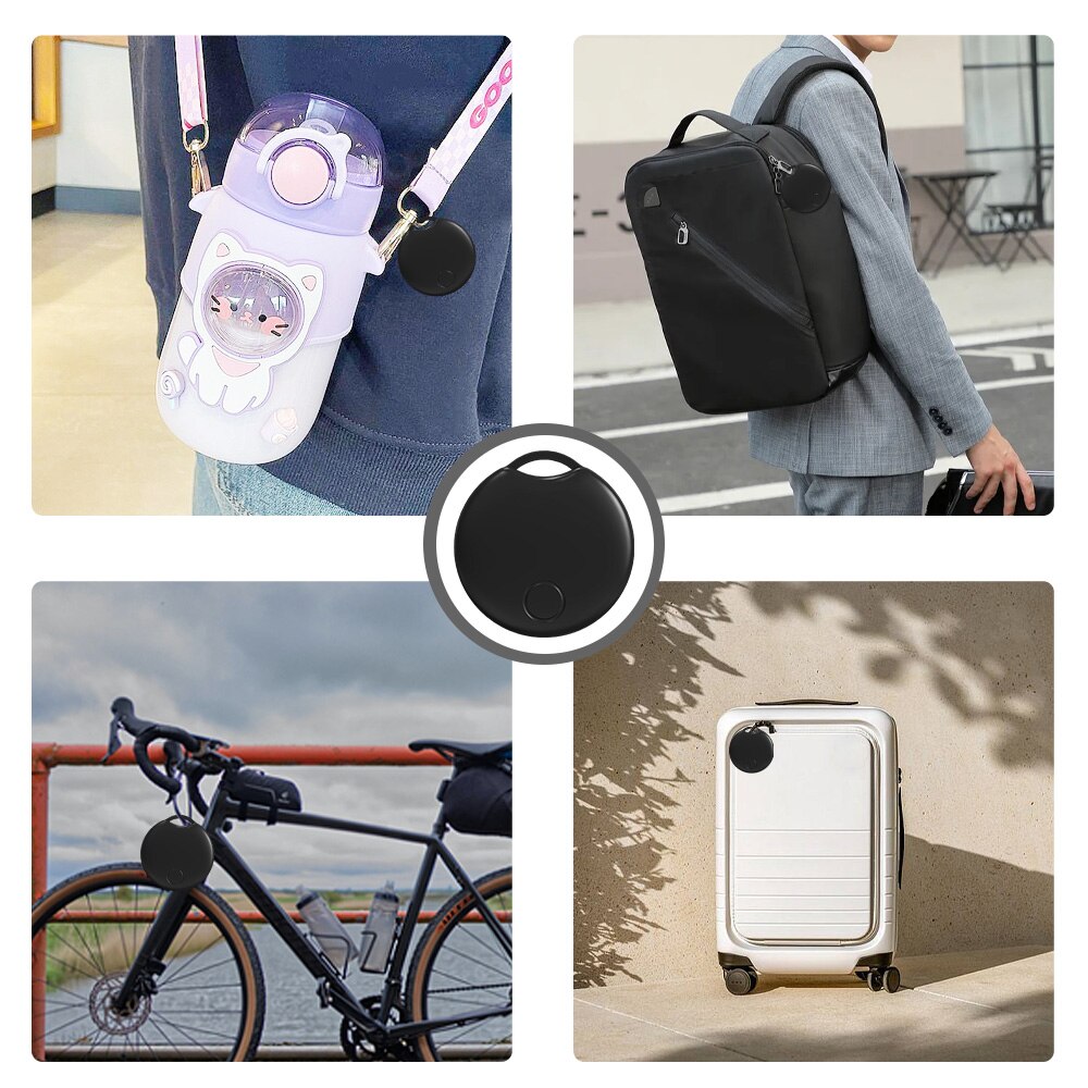Bluetooth GPS Tracker For Air Tag Replacement Via  Find My To Locate Bag Bottle Card Wallet Bike Keys Finder MFI Smart ITag — foto 5