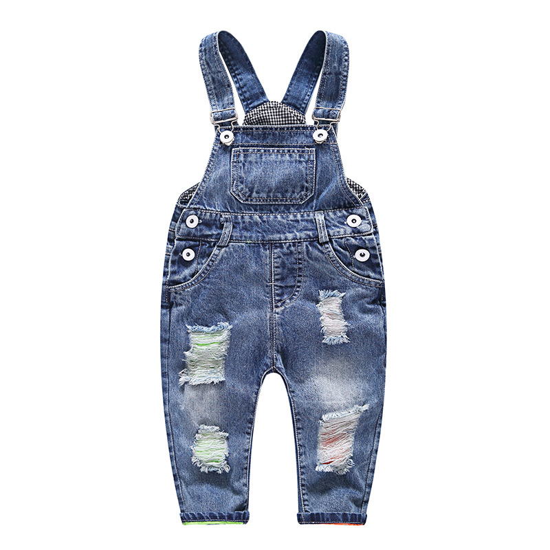 Title 5, Jungen Mode Einfache Denim Latzhosen Bequem und...