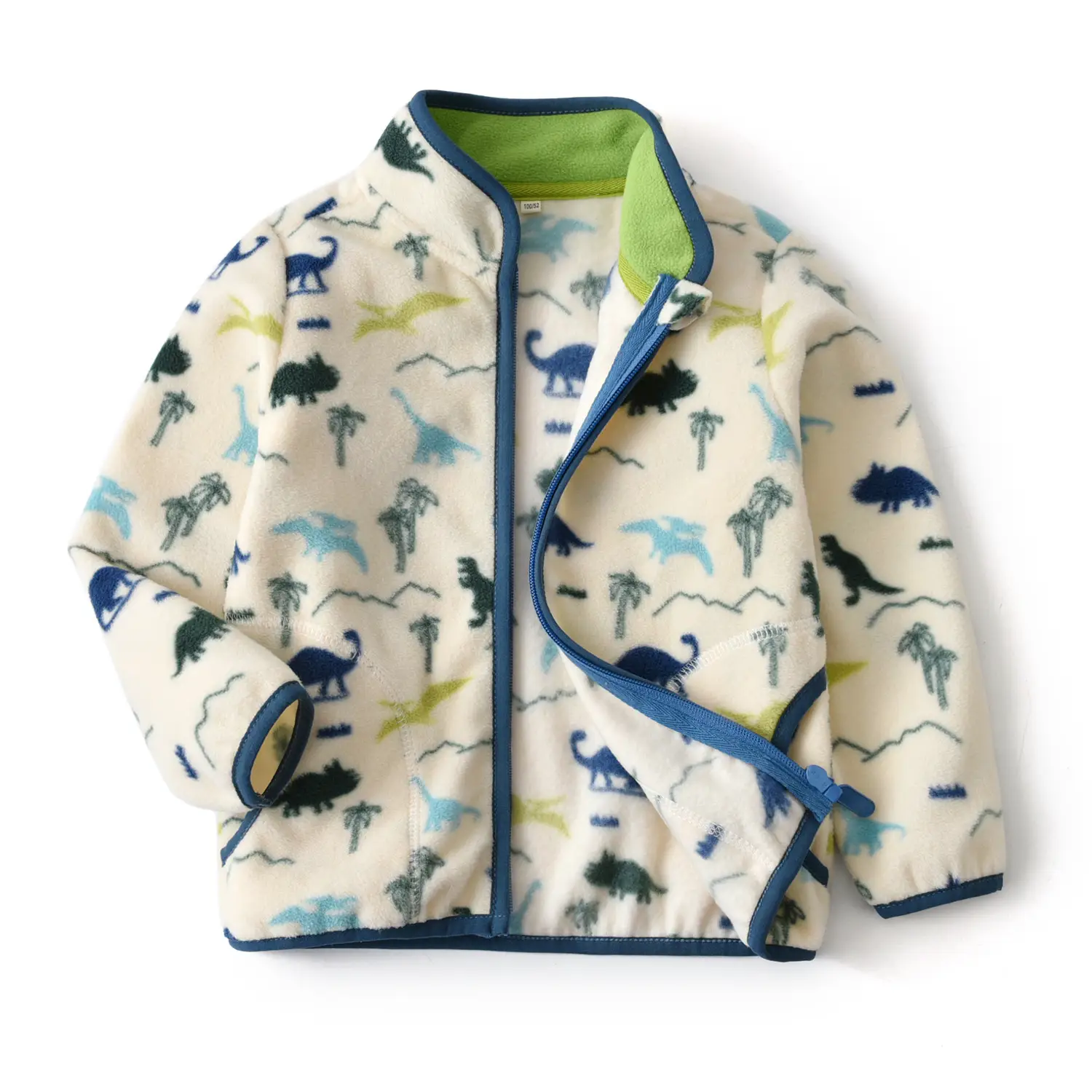 New Dinosaur Print Thin Male Baby Jacket