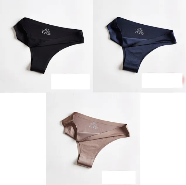 Ice Silk Seamless One Piece Women's Panties 3Suit - Shop at LoveMi