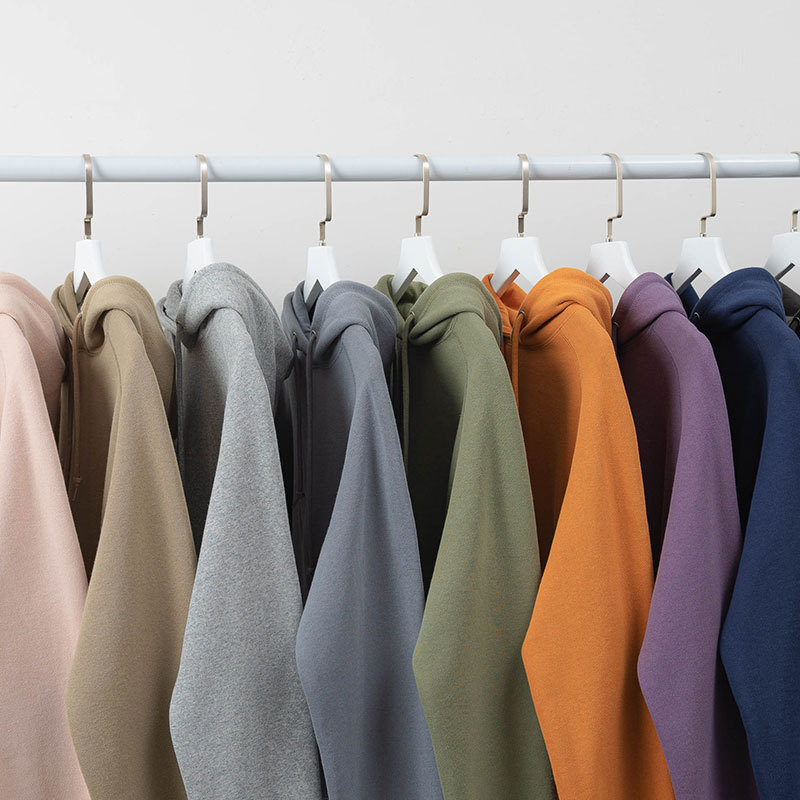 Heavy American Cotton And Fleece Hooded Sweatshirt