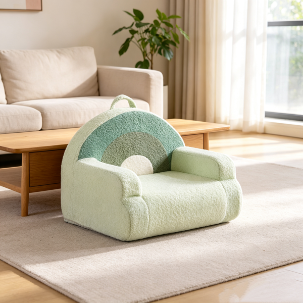 Kids Teddy Velvet Armchair, picture 2 of 5
