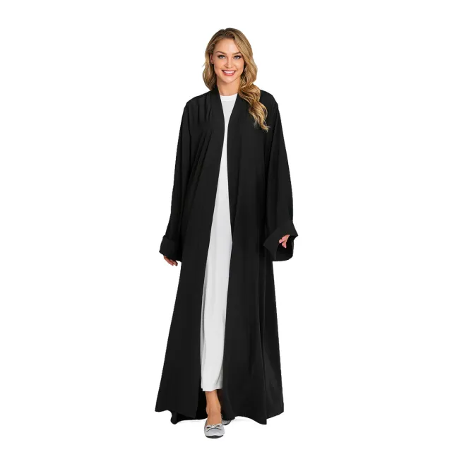 Robe Popular Clean Color Cardigan Black - Shop at LoveMi