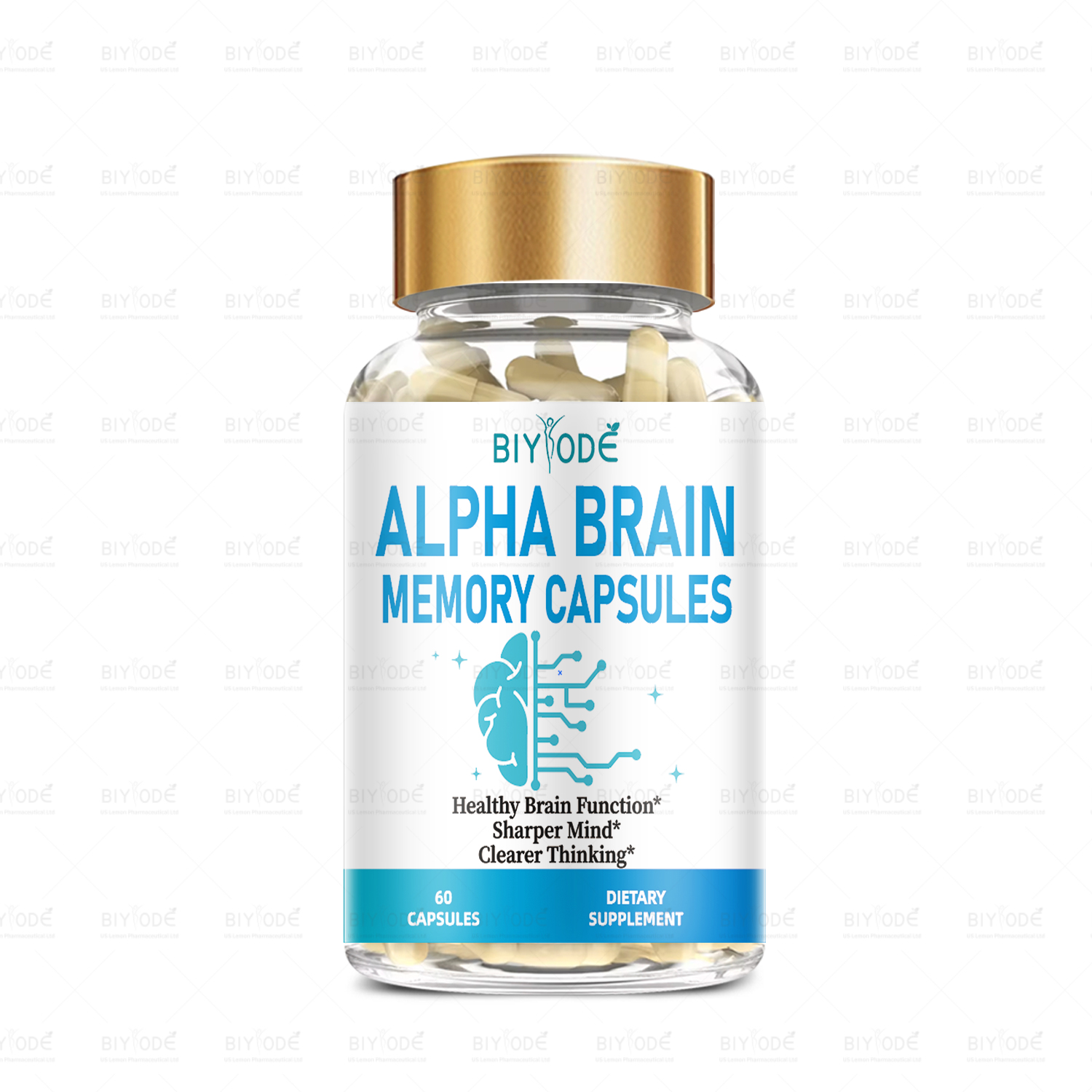 Certificate Manufacturer NSF HALAL COA GMP Alpha Brain Supplement Healthcare Alpha Brain Capsule Original - Shop at LoveMi