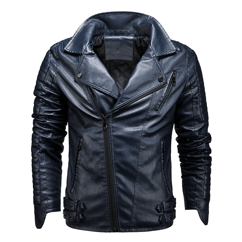 Men's Winter Racing Motorcycle Suit Pu Leather Jacket