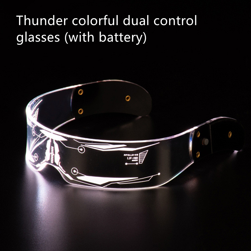 Colorful dual control glasses