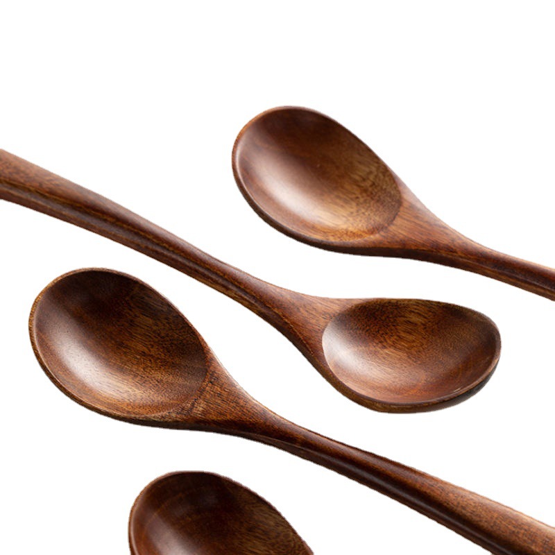 Good-looking Eating Japanese Small Wood Spoon - Image 10