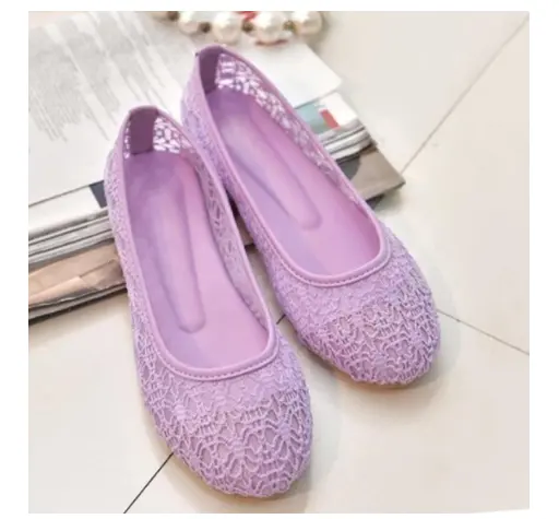 Hollow Breathable Lace Mesh Shoes