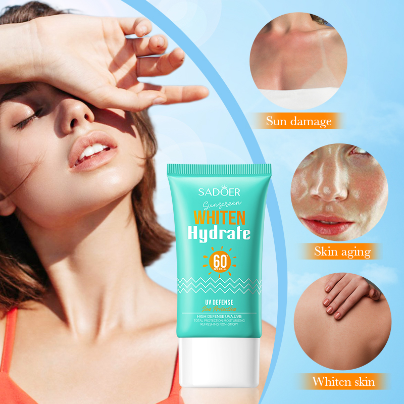 SADOER Whitening Moisturizing Sunscreen 50g — foto 3