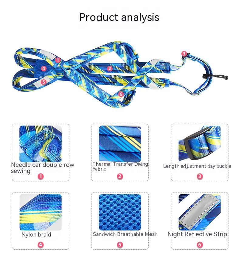 Dog Sled Chest Strap Hand Holding Rope