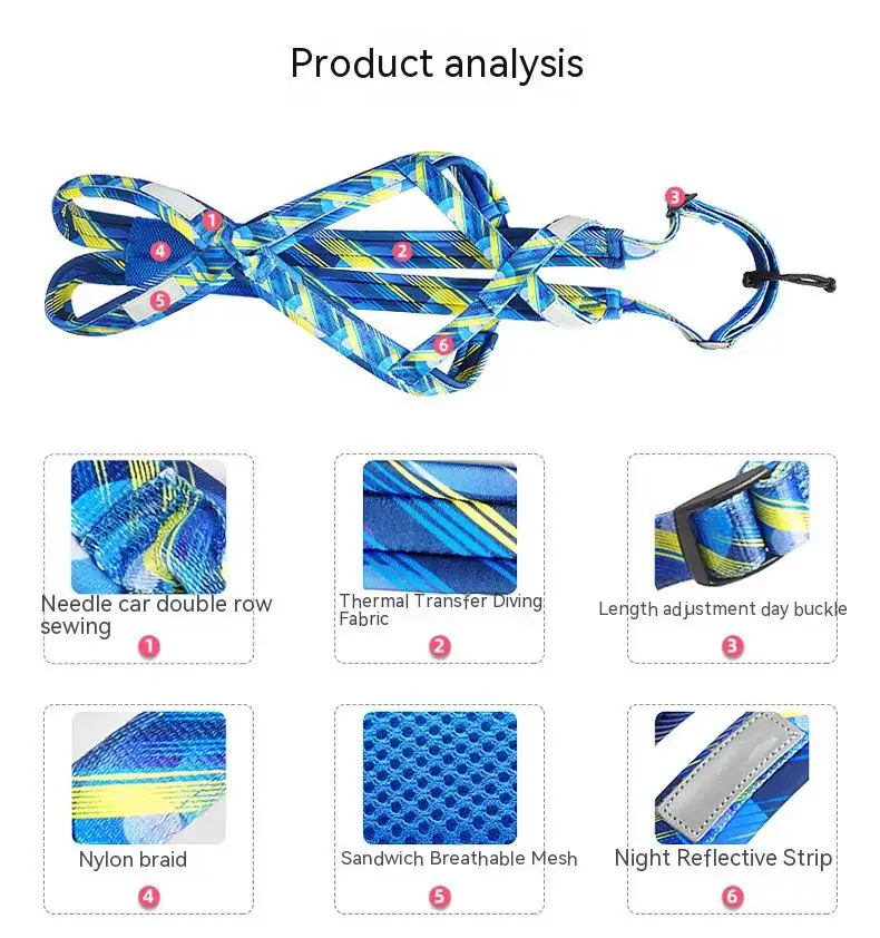 Dog Sled Chest Strap Hand Holding Rope