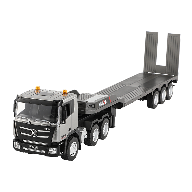 Huina 1318 1-24 Semi-alloy Remote Control Flatbed Trailer Toy 5