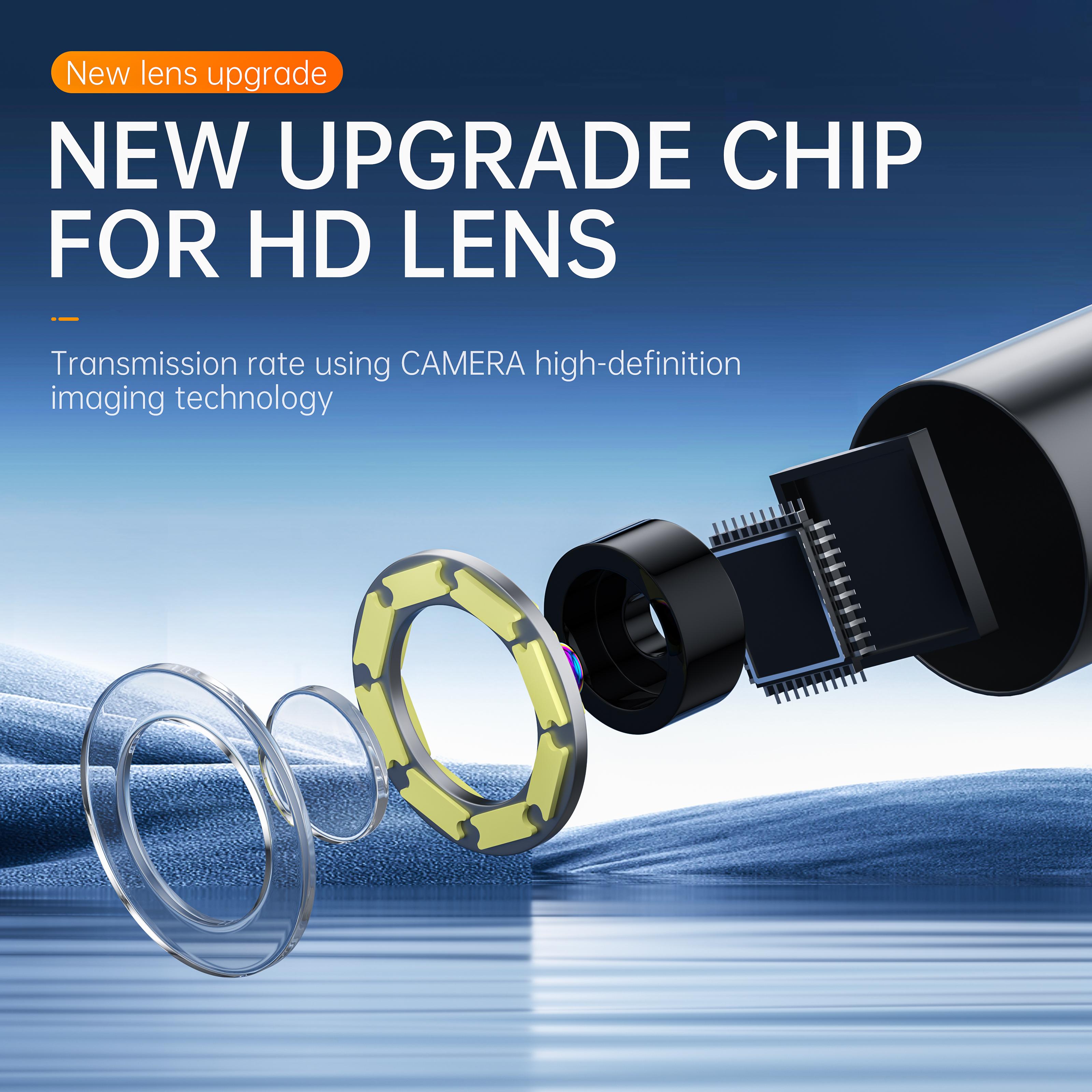 HD Waterproof Endoscope Camera  High-Brightness LED Lights  For Home Plumbing & Automotive Repair detail