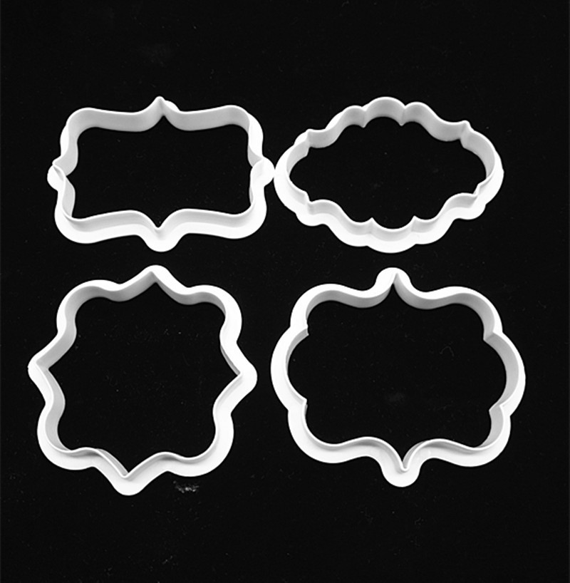 Title 5, 4-piece Blessing Style Fondant Cake Mould