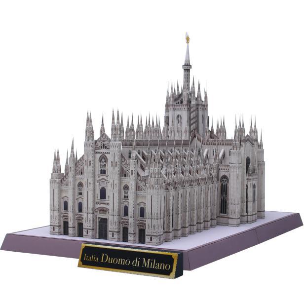 Title 7, DIY Italy Milan Cathedral Craft Paper Model 3D ...