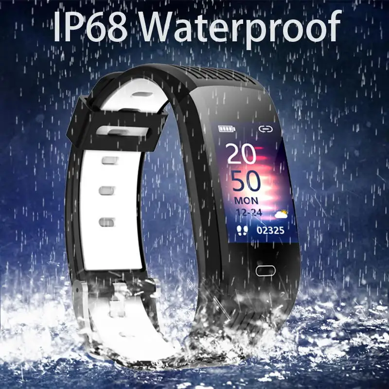 Bluetooth Smart Sports Bracelet Color Screen Electronic