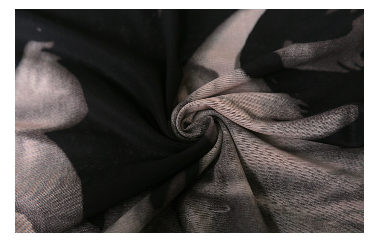 Women's Fashion Screen Printing Round Neck Short Sleeve T-Shirt