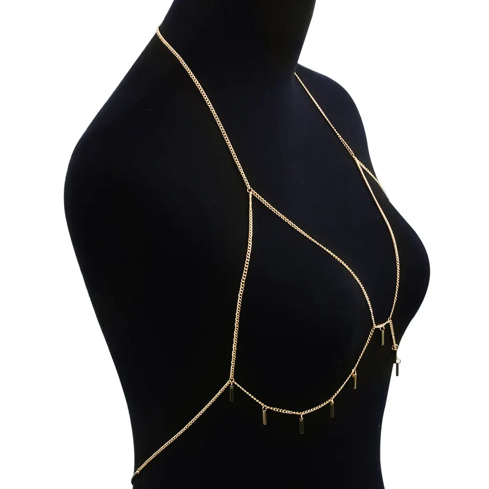 Multi-layer Retro Bikini Chain Vertical Bar